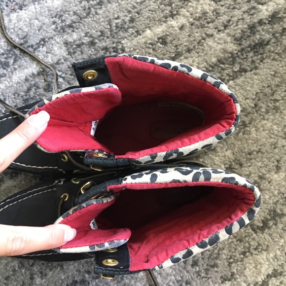 Sperry Topsider | Hikerfish Leopard Print Boot - Picture 5 of 7